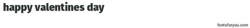 FirasansHeavy-Schriftart – Schriften zum Valentinstag